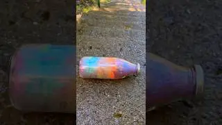 Crushing Crunchy & Soft Things ! Breaking glass bottles ⚠️🔥 