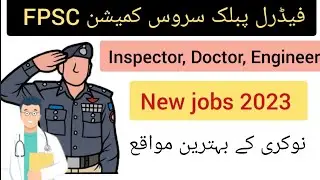 FPSC Latest jobs advertisement 09/2023.