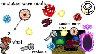 i tried hardcore mastermode with a randomizer in terraria. it went poorly