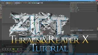 Thrausi & Reaper X Text | Cinema 4D TUTORIAL #1
