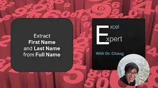 Extracting First Name and Last Name from Cell with Full Name in Excel