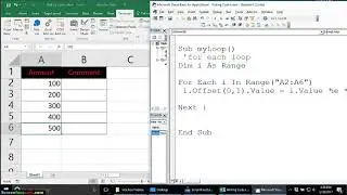 Using the For Each Loop 1   | MS Excel VBA Programming 10