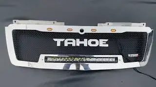 TAHOE 900 на сдаче решетка с LED балкой на 100 Вт и 4-мя ДХО от CHROME-TUNING.COM вотсап+79139128042