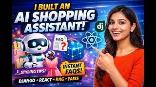 Next-Gen AI E-commerce Assistant (Django + React + RAG + FAISS) 🚀 Full Stack Projectdemo