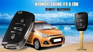 Hyundai Grand i10 & EON Flip Key | Remote Matching | using KD900 & X100
