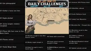 Daily Challenges Madam Nazar James Langton Bolger Glade Eagle Locations RDR2 Red Dead Online