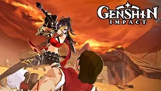 【Genshin Impact】Dehya Showdown Cutscene [JP Dub - ENG Sub]