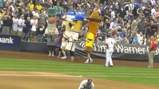 Miller Park Sausage Race 5/10/2014