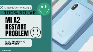 Mi A2 STUCK ON LOGO | MI A2 LOGO RESTART FIX 