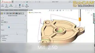 ⚡ การใช้งานโปรแกรม BobCAM V8  for SOLIDWORKS