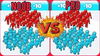 Noob 🆚 Pro Join and Clash 3d New Levels Big New Update Max Walkthrough Android iOS Gameplay level 99