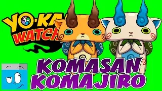 Como dibujar Komasan and Komajiro ( Yo-kai watch )