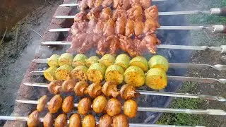 Май, дача, шашлык ассорти. Погодка просто песня 😎🤗