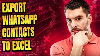 Export Whatsapp Contacts To Excel 🔥 How can I Extract Contacts from WhatsApp