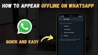 ✅ How To Appear Offline On WhatsApp - WhatsApp Offline Mode 2022