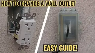 How to change a wall outlet - with weather box - Beginner's Guide
