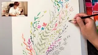 [LVL4] Hand Painted Watercolor Clipart