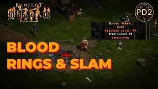 Project Diablo 2 - 50 (+1) Blood Rings Crafting and Slamming best ones!!