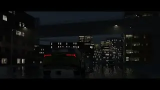 Blender car night city animation | Blender 3.2.1(Eevee)