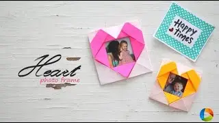DIY Heart Photo Frame