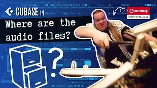 Where does Cubase store audio files?