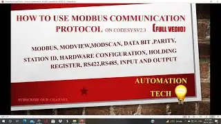 MODBUS|| PROTOCOL||COMMUNICATION||CODESYS V2.3||PLC||MITSUBISHI