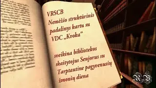 Sveikinimas su Tarptautine pagyvenusių žmonių diena bibliotekoje Nemėžio struktūriniame padalinyje