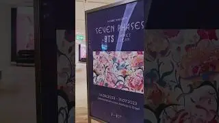 Mangie went to see the BTS x JAMES JEAN: SEVEN PHASES exhibition! It's so cool! Thanks! ( ^ ♡ ^ )💜💜💜