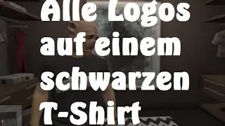 GTA 5 Online | Alles Logos auf einem schwarzen T-Shirt
