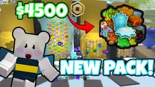 Buying the NEW BEESMAS 4500 Robux Pack *Bee Swarm Simulator*