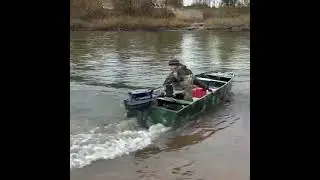 Испытание новой лодки 