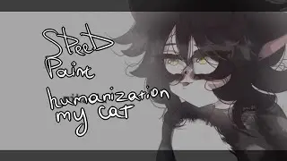 |SpeeDPaint|humanization my cat|challenge