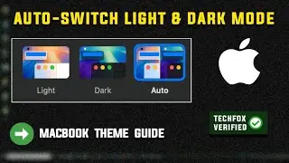 How to Auto-Switch Between Light and Dark Mode on MacBook - Full Guide