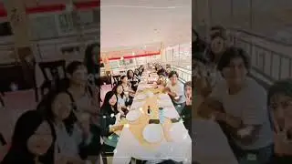lindo compartir y almuerzo en el último día de clase con los chicos upc