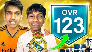 I Upgraded My Brother's Account to 123 OVR FULL Real Madrid Squad! - FC Mobile
