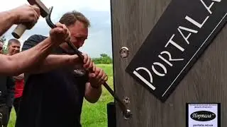 Краш тест дверей ТМ "Портала"