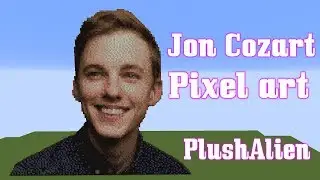Minecraft Pixel Art SpeedBuild | Jon Cozart