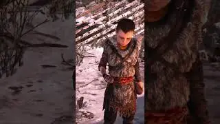The boy took his mother's treasure #gaming #atreus #sad
