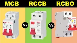 Difference Between MCB, RCCB & RCBO Circuit Breaker 