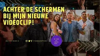 Achter de schermen bij mijn videoclip opnames "We gaan het helemaal anders doen"