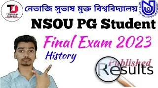 NSOU MA History Result Published 2023