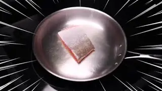 Cooking salmon but its an any% speedrun