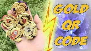 Gold QR code beyblade WOW!!!