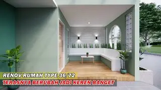 RENOVASI TERAS RUMAH TYPE 36 MENJADI LEBIH KEREN
