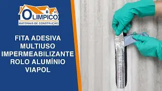 Fita Adesiva Multiuso Impermeabilizante Rolo Alumínio Viapol - 🔶 Materiais de Construção Olimpico 🔷