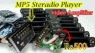 How to Make Mp5 Player board connection & digital DIY HD 4K Video player in tamil
