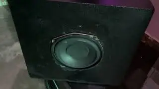 5.5 inch subwoofer bass test #basstest #boat