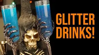 French 75 - Prosecco Drink with Edible Glitter Dust