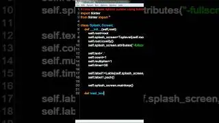 How to create a splash screen in Python using Tkinter  || Tkinter Series || 