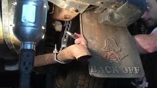How to muffler repair - hanger repair -muffler shop